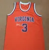 Jeff Lamp # 3 Virginia Cavaliers College Retro Basketball Jersey Mens Stitched Custom أي رقم اسم الفانيلة