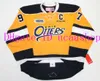 QQ88 OHL ERIE OTTERS JERSEY 12 Алекс ДеБРИНКАТ 97 Коннор МакДэвид 17 Тейлор Раддиш 19 Дилан Стром 44 Трэвис Дермотт Хоккейные майки