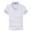 Tanie puste zwykłe bawełniane koszulki polo niestandardowe logo projekt polo shirt golfowy 50 sztuk na logo Drop Shipping