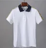 Manera- Nuevo diseño de lujo polos de los hombres casual Polos letra de la manera impresión bordado camiseta Calle de algodón para hombre Polos M-3XL