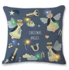 Christmas Pillows Case LED Lights Cushion Cover Linen Square Throw Pillow Covers Xmas Decorative Pillowcase Nursery Room Decor 7 Desig B6470