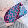 Blu-ray sexy leopard impressão phone case para iphone 6 6 s 7 8 plus x legal do laser macio do telefone do mdf casos de tampa traseira