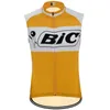 BIC Team Cycling Jersey sin mangas Chaleco MTB Bike Tops Road Racing Deportes al aire libre Uniforme Verano Transpirable Bicicleta Camisas Ropa Ciclismo S21042257