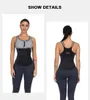 US Stock Women Neoprene Sauna Vest Body Shaper Slimming Waist Trainer Fashion Workout Shapewear Adjustable Sweat Belt Corset 8084