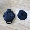 For Smart fortwo 2009 2010 2011 2012 2013 2014 Rubber Threebutton Car Key Button Replacement Black4062171