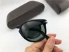 Fashion design sunglasses 714 classic retro pilot folding frame glass lens UV400 protection eyewear with leather case3298458