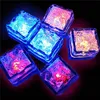 Glaçons LED multicolores avec lumières changeantes, veilleuse colorée à détection tactile, bloc de glace Flash LED