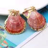 2019 boho cowrie shell oorbellen voor vrouwen oorbel opknoping verklaring daling dangle oorbellen zee shell zomer strand sieraden bohemien