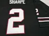 Mit Custom Men Youth women Vintage #2 South Carolina Sterling Sharpe RED Football Jersey size s-4XL or custom any name or number jersey