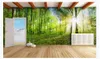 Papéis de parede 3D personalizado home decor photo papel de parede Enorme cena completa fantasia floresta HD cenário natural sala de TV fundo mural