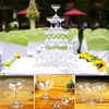 10.5*8.4CM Clear acrylic Champagne wine Glass Cup 150ML drinking cup whiskey cocktail glass cup goblet tower bar disco wedding party props