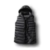 hooded sleeveless jacket for men