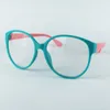 Detail Fashion Eyewear Armale Round Sunglasses Frame voor vrouwen met duidelijke lenzen Designer Decoration PC