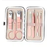 7pcSset en acier inoxydable Professionnel Manucure Clipper à ongles Hygiène Handfoot Cutter Outter Set Portable Nail Cutter Travel Set9025758