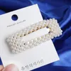Korean Ins Fashion 8pcs Pearl Hair Clips Set Metal Hair Pins Gold Color Barrette Hairpin Beauty Styling Tools Accessories8832762