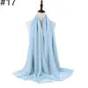 Fashion-Solid Color Long Scarf Headscarf Headscarf Stretch Fashion G Silk Scarf Ladies Headscarf