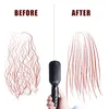 Hårborste Fast Hair Straightener Comb Electric Brush Comb Irons Auto Straight Hair Comb Borste Tool Ionic Electric med LED Temp Display DHL