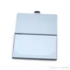 Business Name Credit ID Card Case Holder Aluminium Visitkort Hållare Kortfiler Aluminium Silver Färg Alff