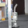 9-calowy czarny Grubość Grubość Szkło Bong Nargich Inline BirdCage Perc Oil Dab Rig z 14mm Bowl