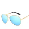 Luxary- New men brand designer Color-changing glasses attitude sunglasses on lens oversized sunglasses square frame outdoor cool design