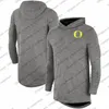 Mens NCAA Ohio State Buckeyes 2019 Sideline Long Sleeve Hooded Performance Top Black Gray Red Size S-3XL