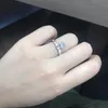 NUOVO ANELLO nuziale da donna con ciondolo a forma di cuore Set Scatola originale per anelli Pandora in argento sterling 925 con regali di San Valentino