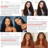 10a Brezilyalı Derin Düz İnsan Saç Perukları Kinky Kıvırcık 4 4 Dantel Ön Peruk Vücut Dalgası Siyah Kadınlar için 290'lar