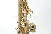 Saxophone Soprano MARGEWATE de haute qualité nouveau tuyau droit B sax plat laiton or laque sax avec accessoires d'embouchure