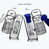 45 degree blue glasses smoking accessories Smoke collector 14mm glass ash catcher 18mm ashcatcher For Hookahs Bong sy2820