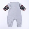 Barn pojkar tatuering ärm rompers nyfödda spädbarn tryck jumpsuits vår höst mode butik baby klättring kläder m11641277283