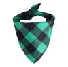 Hond Driehoek Bandanas Verstelbare Hond Kat Neck Sjaal Tie Bowtie Stropdas Bandana Kraag Draag Hond Accessoires Plaid Sjaal DHL GRATIS