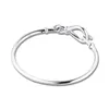 2020 NEW MOTHER039 DAY BRACELET 100 925 STERLING SILVER INFINITY KNOT BANDLES BRACELETS FOR WOMEN FIT BEADS CHARMS DIY JEWELS2642688