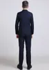 Костюмы Блейзер сшитое Groom Tuxedos Шафера One Button Нотч Best Man Mens Жениха Wedding мужские (куртка + штаны)