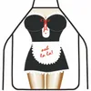 Cooking Kitchen Apron Christmas Sexy Funny Dinner Party Baking Apron BBQ Polyester Apron For Woman Men Cartoon Home Kitchen Tools Aprons