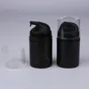 50 sztuk / partia 50ml Plastikowa butelka balsamowa z pompą, 50g Czarny Airless Palsal Pump Butelka Kosmetyczna Pojemnik kosmetyczny