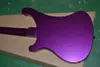 4 cordes Metal Purple 4003 Guitare de basse électrique One PC Corps Double sortie chrome Chrome Ric China Bass4391801