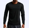Hızlı kuruyan spor gömlek uzun kollu tişört basketbol eğitim fitness kıyafetleri açık hava nefes alabilen spor o yaka tişörtler tişört