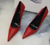 Top Quality Woman Fashion Cow Leather Pumps Pointed Toe Fluorescence Green Shallow High Heels Dress Party Shoes Lady