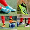 Zhenzu Professionella Män Boys Turf Hög Ankel Fotbollskor Klockor Fotbollsstövlar Kids Athletic Sneakers Chaussure de Foot