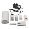 LCD Security Wireless GSM Auto Dial Home House Burglar Intruder Fire Alarm System
