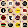 Nouveau je ne peux pas respirer l'insigne Black Lives Matter Badge Alloy George Floyd Brooch American Parade Badge Party Favor 6086