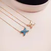 Fashion- luxurious quality pendant necklace in rose gold plated charm jewelry Free shipping PS7009