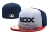 2020 Fashion dopasowane czapki Wysokiej jakości projektant Chicago Hats White Sox Teams Logo Hafdery Hip Hop na zewnątrz czapki sportowe Mixed2144303