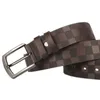 Top hommes designers ceintures classique mode affaires ceinture décontractée ceinture pour hommes entiers femmes boucle en métal largeur en cuir 3 8 cm avec 188C