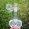 New Sidecar Mouthpiece Glass Bong Mobius Water Pipes Matrix Perc Dab Rigs Clear Oil Rig Unique Hookah With Bowl MB01