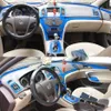 Caril-Styling Carbono Fibra Carro Interior Centro de Consola Mudança de Cor Moldagem Adesivo Decalques para Buick Regal Opel Insígnia 2009-2013