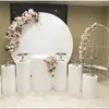 Grand Event Iron Circles Stand for Birthday Baby Shower Large Arches Backdrops Decor Round Cake Rack for Welcoming Stage Wedding Decorations