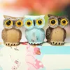 Micro Landschap Decor Hars Mini Owl Garden DIY Ornament - Lichtbruin