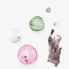 Cute Cat Zabawki Interaktywne Odporność Rozszerzają Zabawki Sprężyna z Feather Cat Kotek Pet Interactive Toy YQ01526