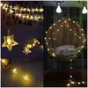 Party Saciosts YEDUO LED Star String Lights Led Fairy Рождественские украшения свадьбы